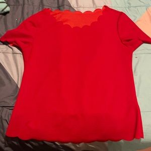 Red blouse size large